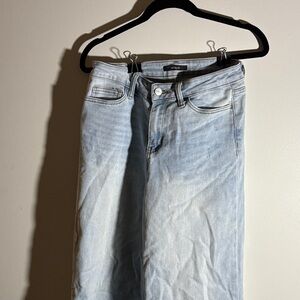 Anine Bing Sky Blue Straight Leg Jeans